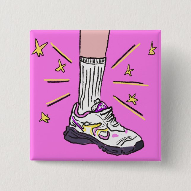 High Brow Girlie Badge (Front)