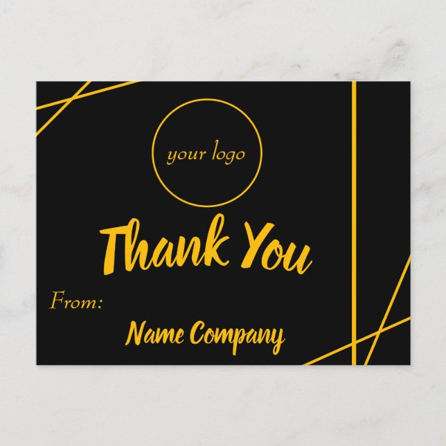 High Class Bussines Thankyou Card (Front)
