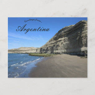 High Cliffs in Argentina Postcard
