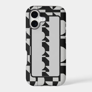 High-Contrast Clarity: Designer Abstract iPhone 17