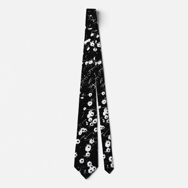 High Contrast Daisy Lawn 02 Tie (Front)
