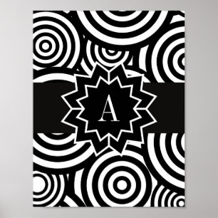 High Contrast Design Baby Visual Stimulation Poster