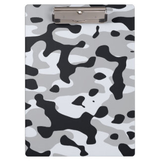 High contrast urban camouflage clipboard