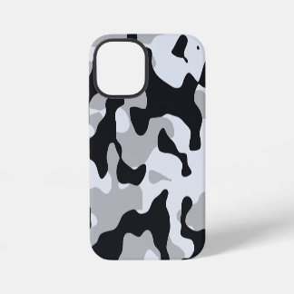 High contrast urban camouflage iPhone 12 mini case