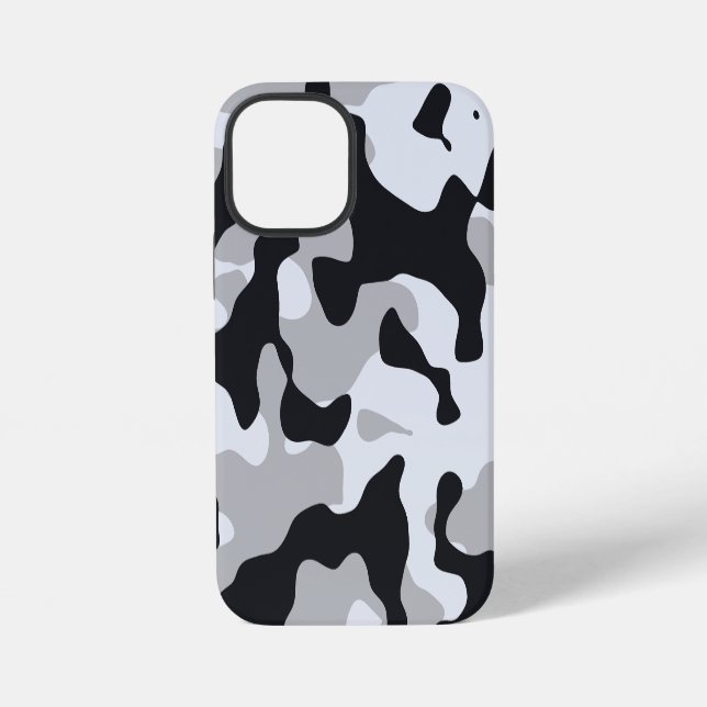 High contrast urban camouflage iPhone case (Back)