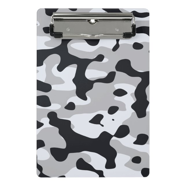 High contrast urban camouflage mini clipboard (Front)
