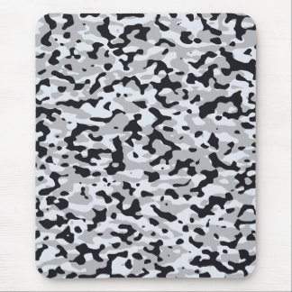 High contrast urban camouflage mouse mat