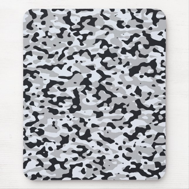 High contrast urban camouflage mouse mat (Front)