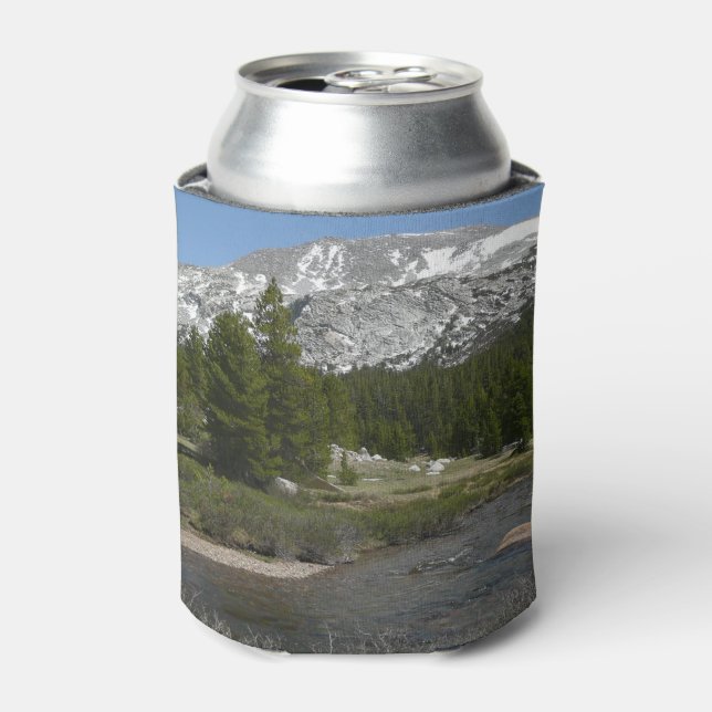 High Country Mountain Stream II at Yosemite Can Cooler (Can Front)