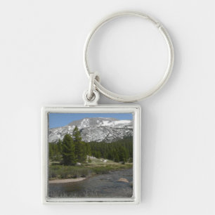 High Country Mountain Stream II at Yosemite Key Ring