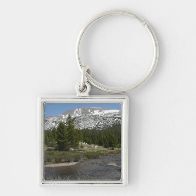 High Country Mountain Stream II at Yosemite Key Ring (Front)