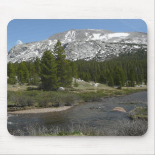 High Country Mountain Stream II at Yosemite Mouse Mat