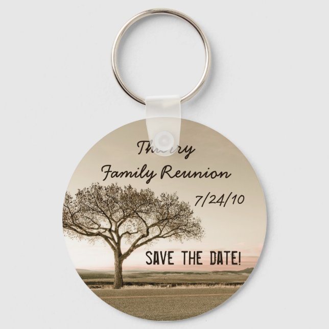 High Country Save the Date Key Ring (Front)
