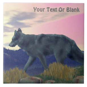 High Country Wolf Tile