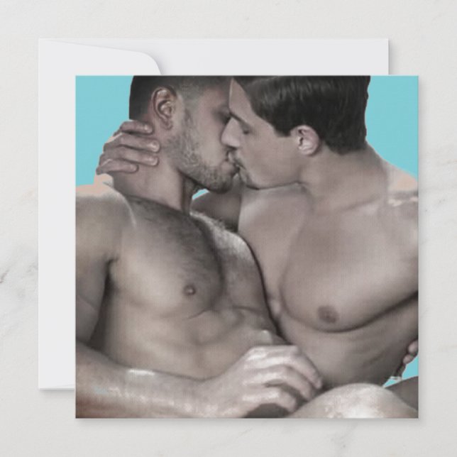 High Definition Print Square Flat Card Hunks (Front)