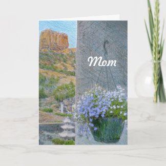 High Desert Garden Birthday Card for Mum