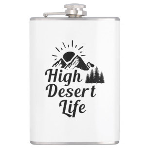 High Desert Life Hip Flask