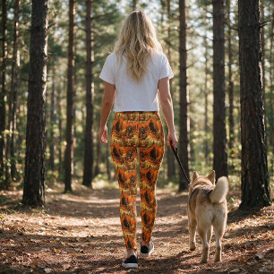 High Desert Terrain Bigfoot Pattern Leggings