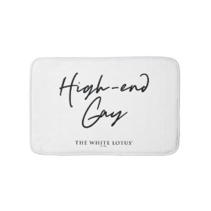 High-End Gay - The White Lotus Bath Mat