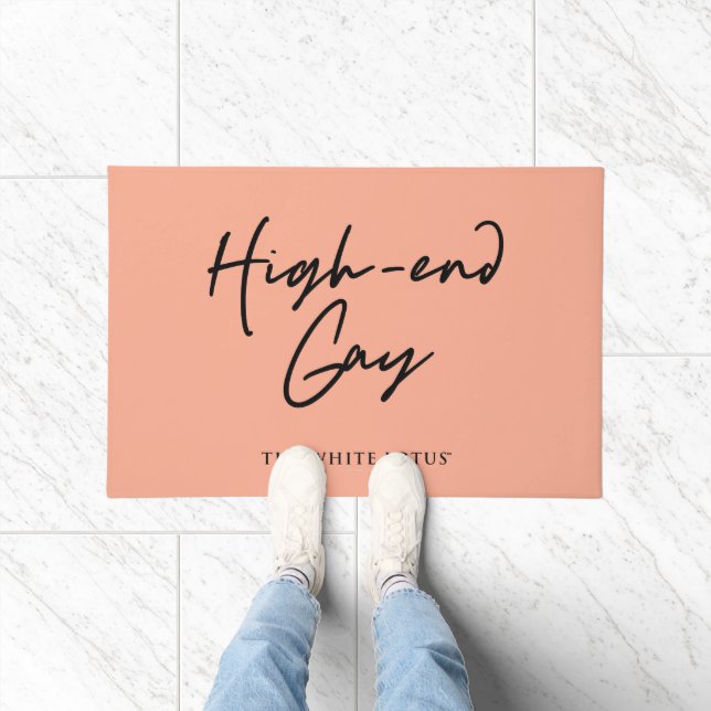 High-End Gay - The White Lotus Doormat (Indoor)
