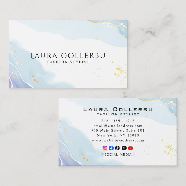 High-End Luxury Business Cards (Front/Back)