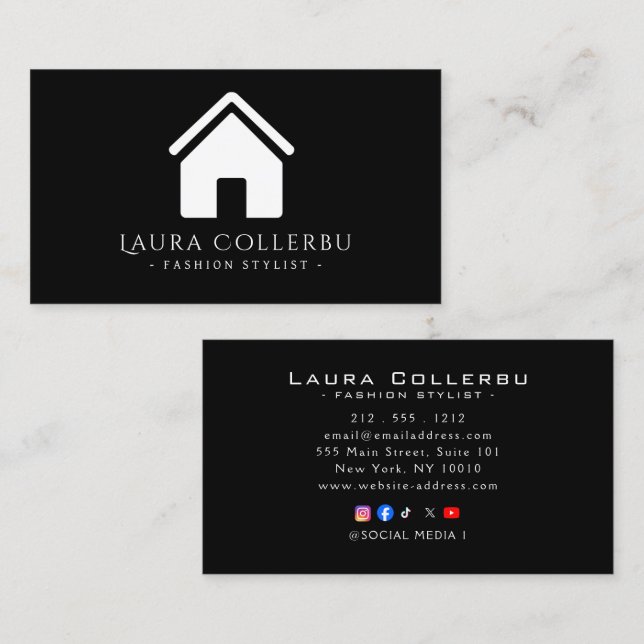 High-End Luxury Business Cards (Front/Back)