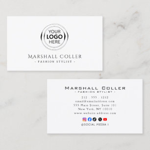 High-End Luxury Logo Business Cards