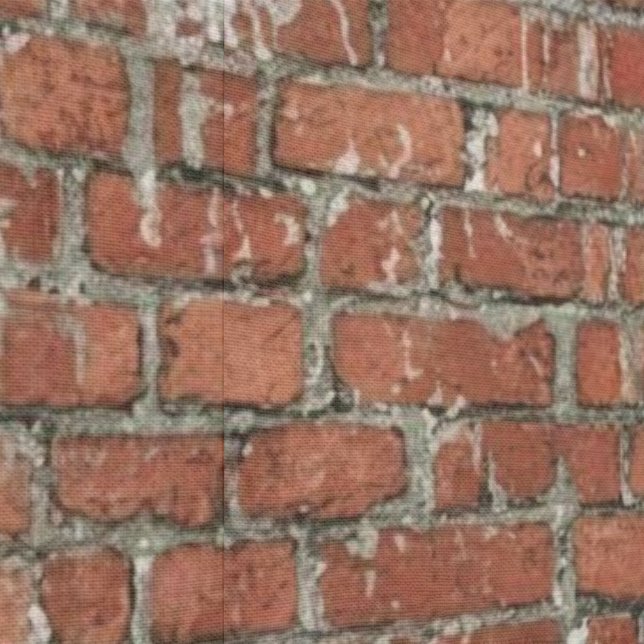 High End Textured Red Brick Distressed Design Wallpaper (Seam)