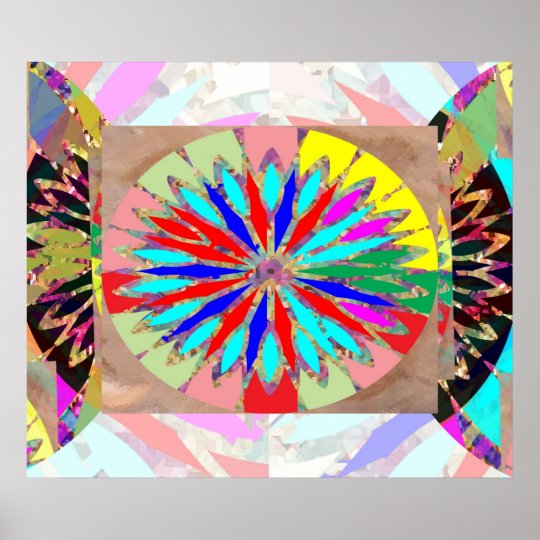 High Energy Diamond - Flower Chakra Poster