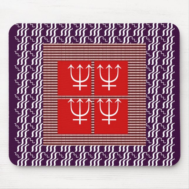 High Energy Thunderbolt Trident Protection Mouse Mat (Front)