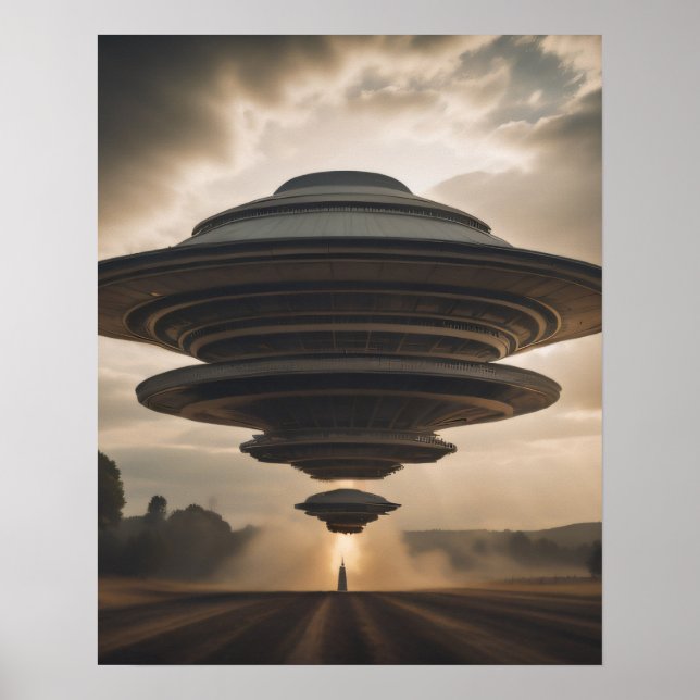 High Energy UFO Poster (Front)
