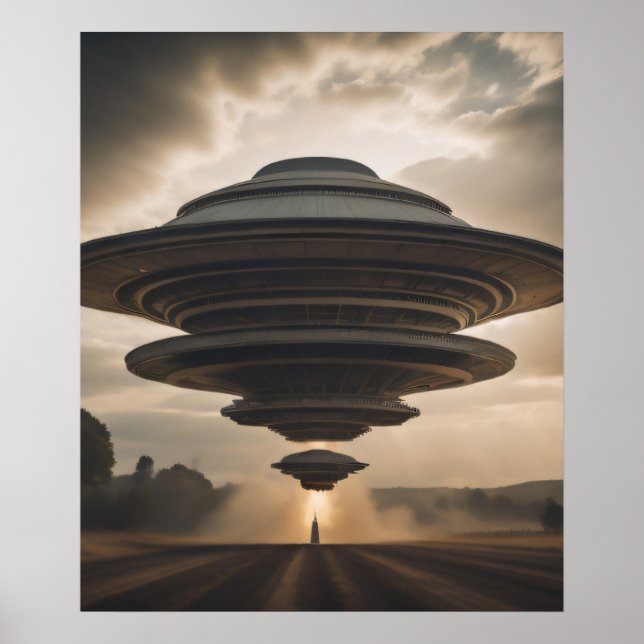 High Energy UFO Poster (Front)