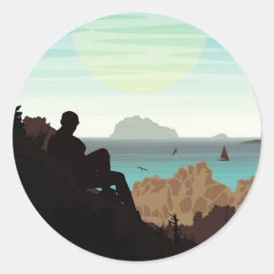 High Escape Classic Round Sticker