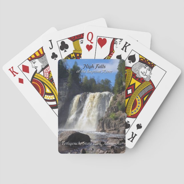 High Falls playing cards (Back)