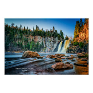 High Falls, Tettegouche Park, Minnesota Poster