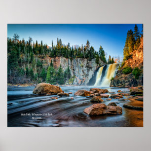 High Falls, Tettegouche Park, Minnesota Poster