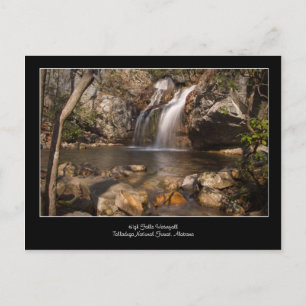 High Falls Waterfall, Talladega National Forest Postcard