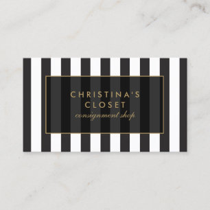 High Fashion Consignment, Boutique Business Card