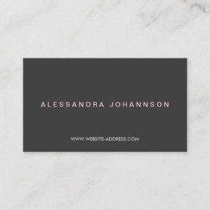 HIGH-FASHION LUXE No. 2 Business Card