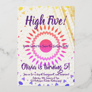 High Five! 5th Birthday 