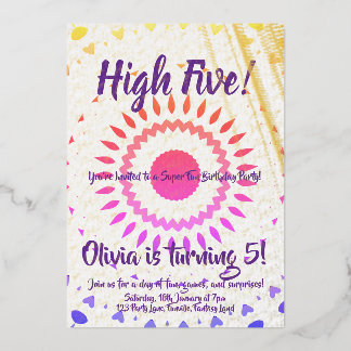 High Five! 5th Birthday 