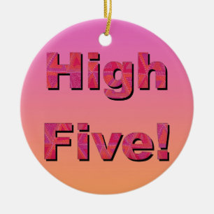 High Five! Ceramic Tree Decoration