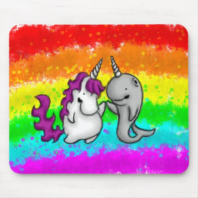 High Five For Friendship Mouse Mat (Front)