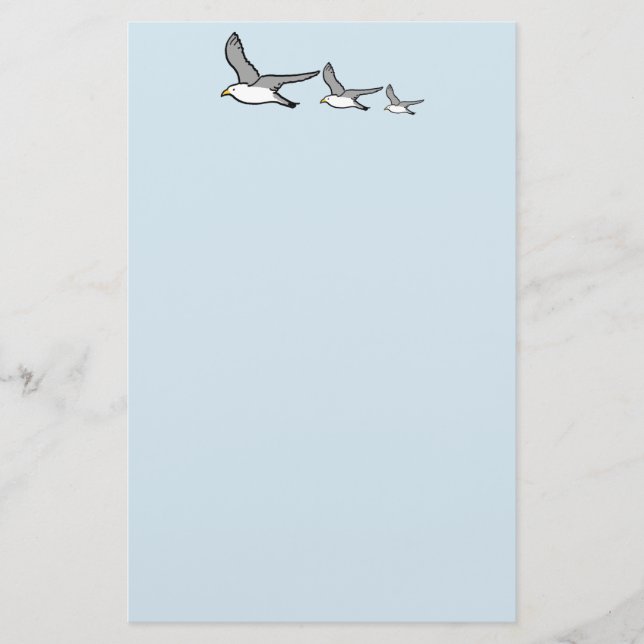 High Flying Birds Design Stationery (Front)