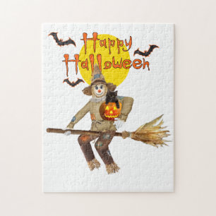High Flying Scarecrow Jigsaw Puzzle