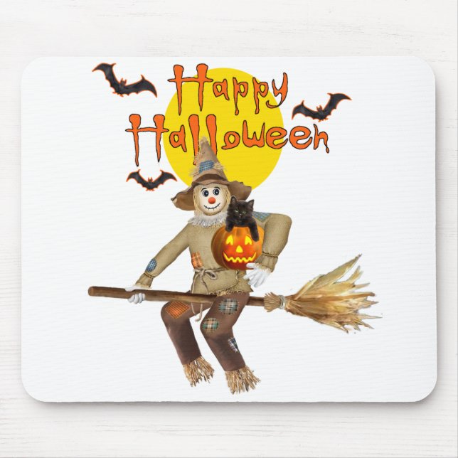 High Flying Scarecrow Mouse Mat (Front)