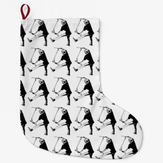 High Flying Scooter Boy - Stunt Scooter Large Christmas Stocking