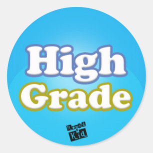High Grade (set of 20) Classic Round Sticker