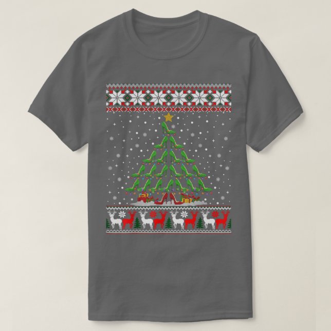 High Heel Christmas Tree Ugly Xmas Sweater  (Design Front)