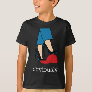 High Heel Obviously Harris Wheimer 2024 Usa Flag H T-Shirt